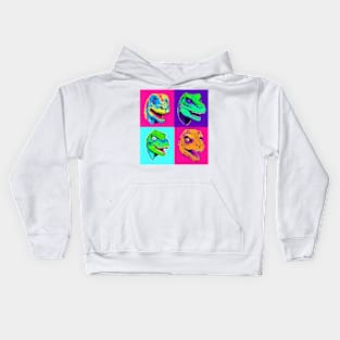 Dinosaur Pop Art Kids Hoodie